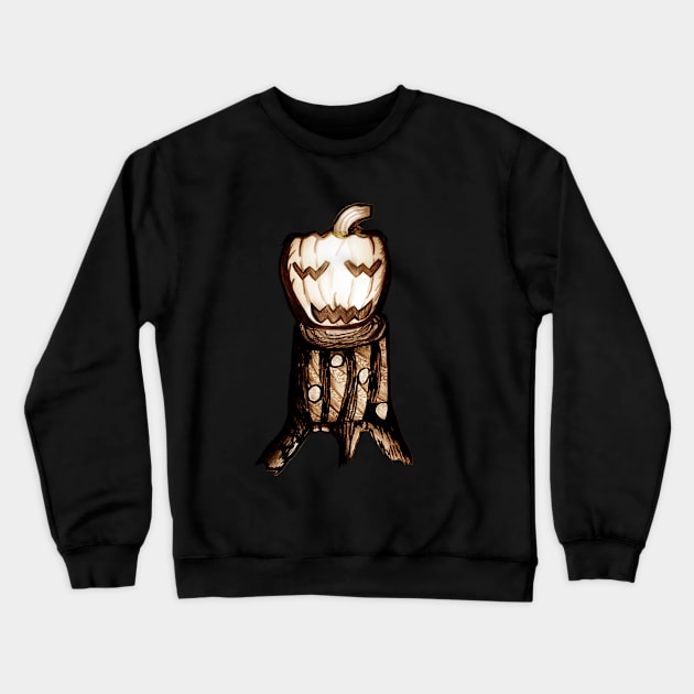 Pumpkin Crewneck Sweatshirt by IanWylie87